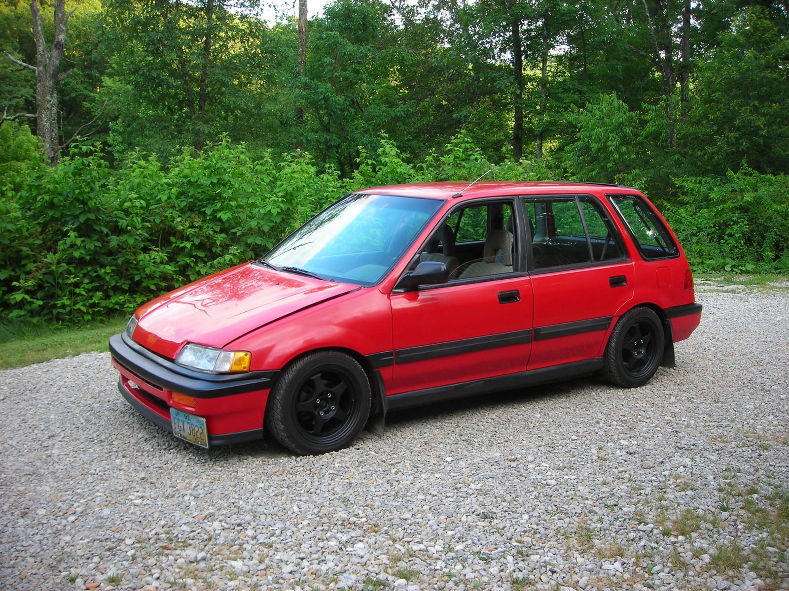 1989 Honda civic wagon awd #3